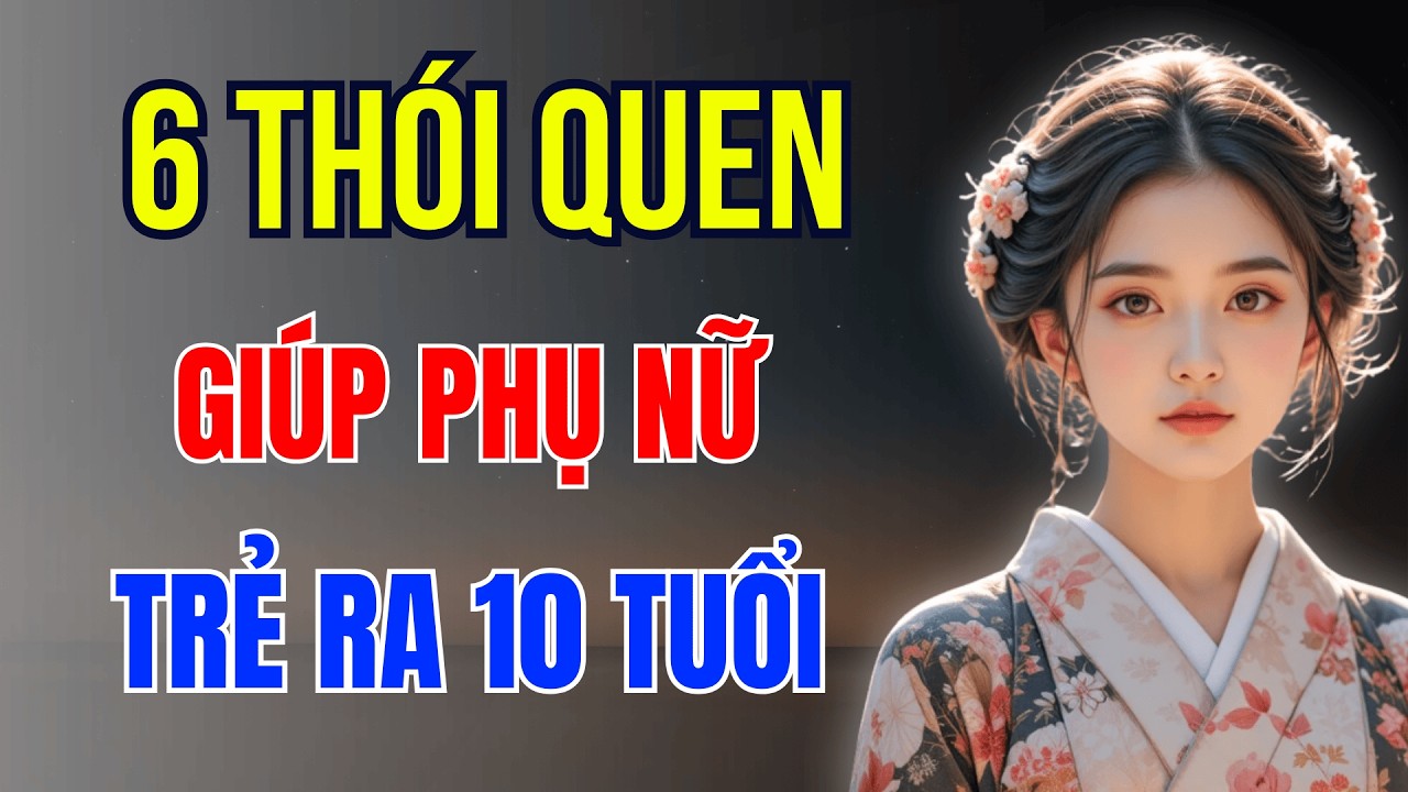 6 Thói Quen Buổi Trưa Giúp Phụ Nữ Trẻ Hơn 10 Tuổi Mà Rất Ít Người Biết | Phụ Nữ Xưa và Nay