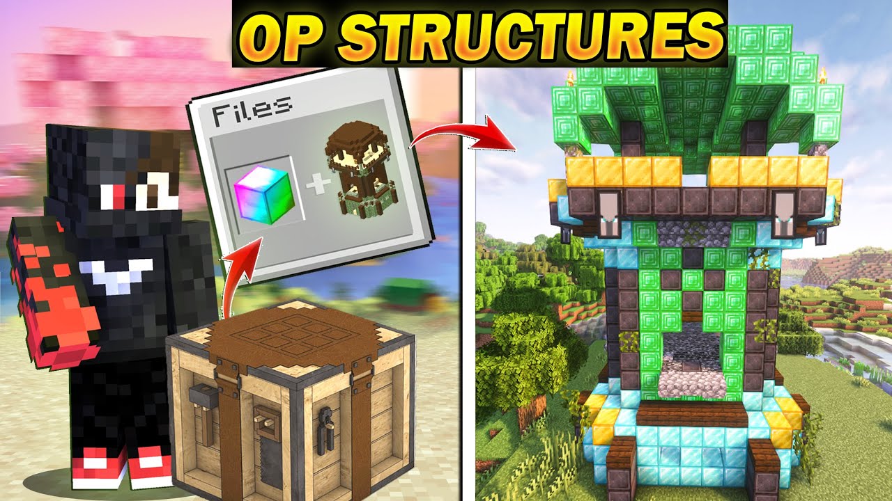 Minecraft But STRUCTURES is OP (Minecraft Bangla)