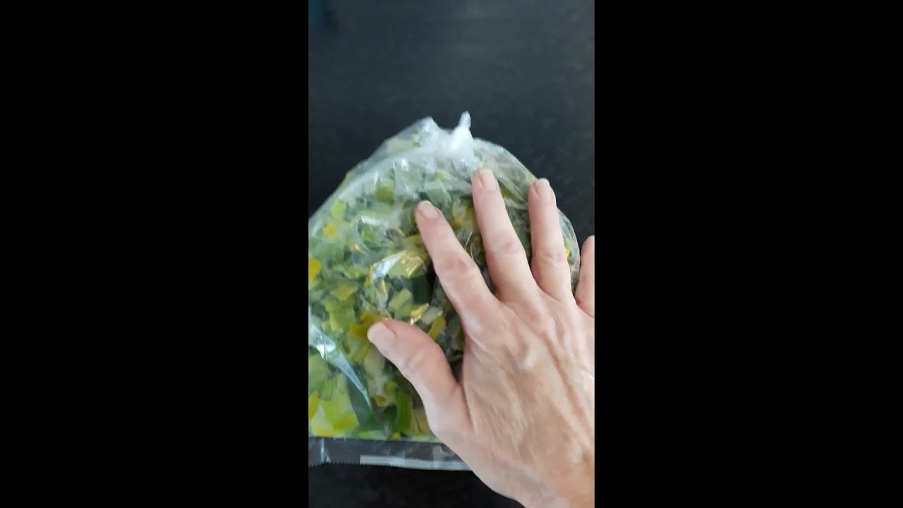 blancheren van de groenten