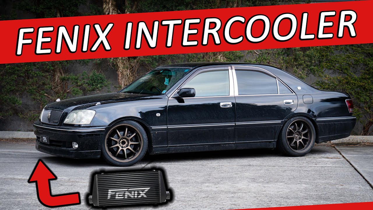 Installing a FENIX Front Mount INTERCOOLER KIT onto the Toyota Crown JZS171!