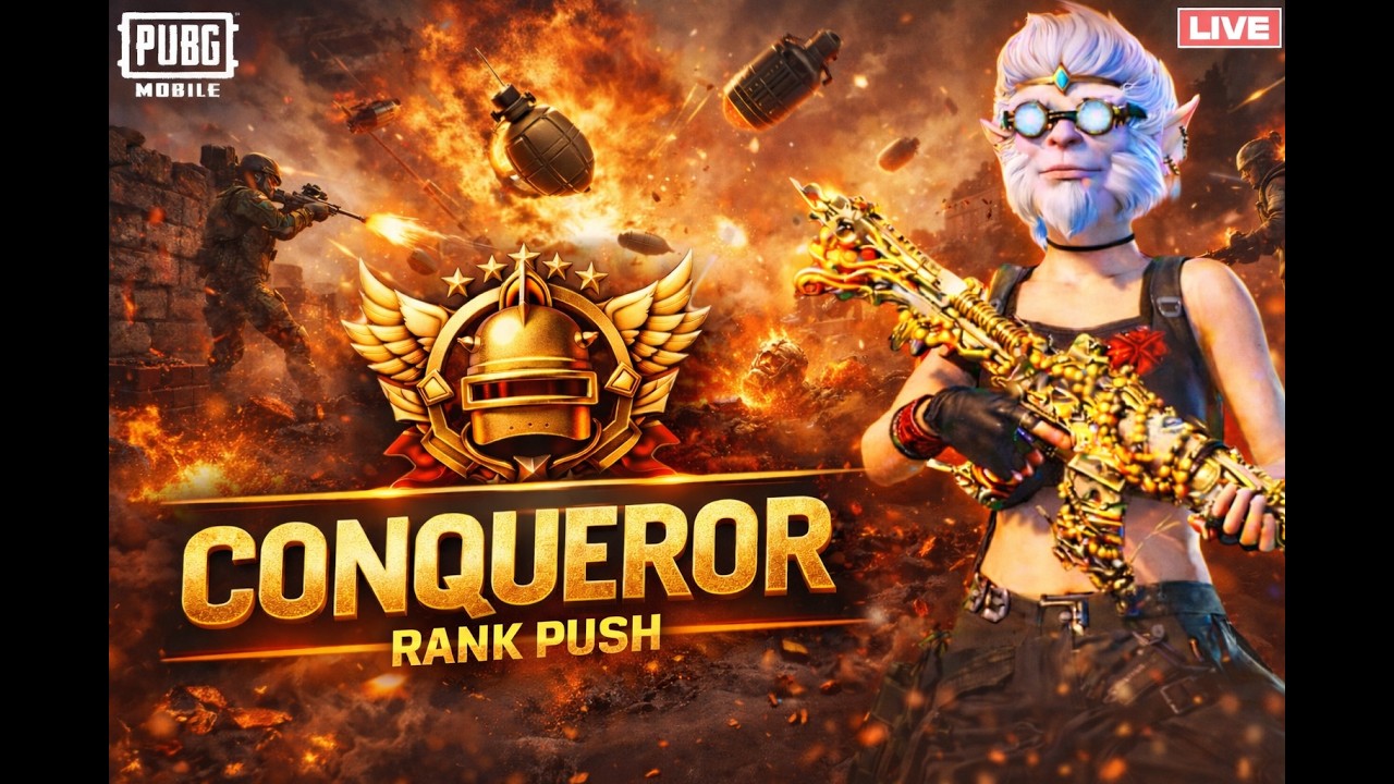 RANK PUSH TO CONQUEROR  #pubgmobile #pubg #viral