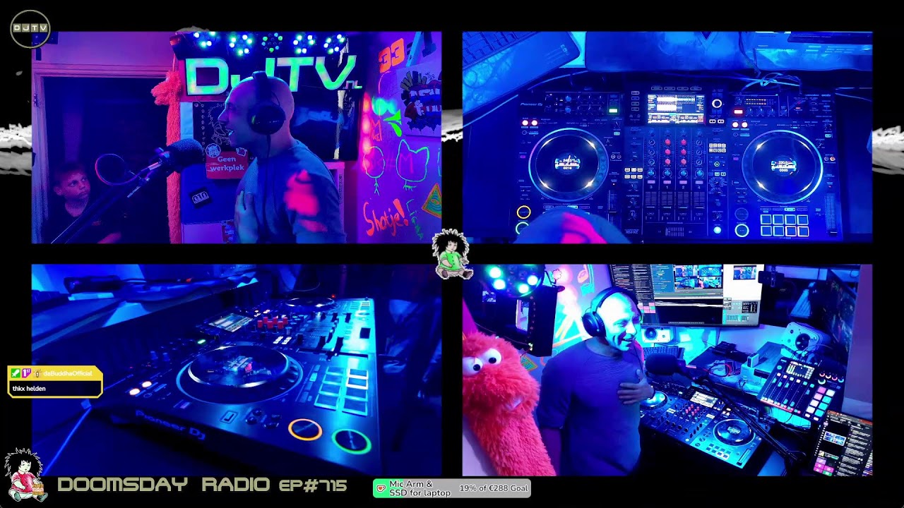 DJTV Residency mix! BramBam & Shockproof_DJ in the studio!