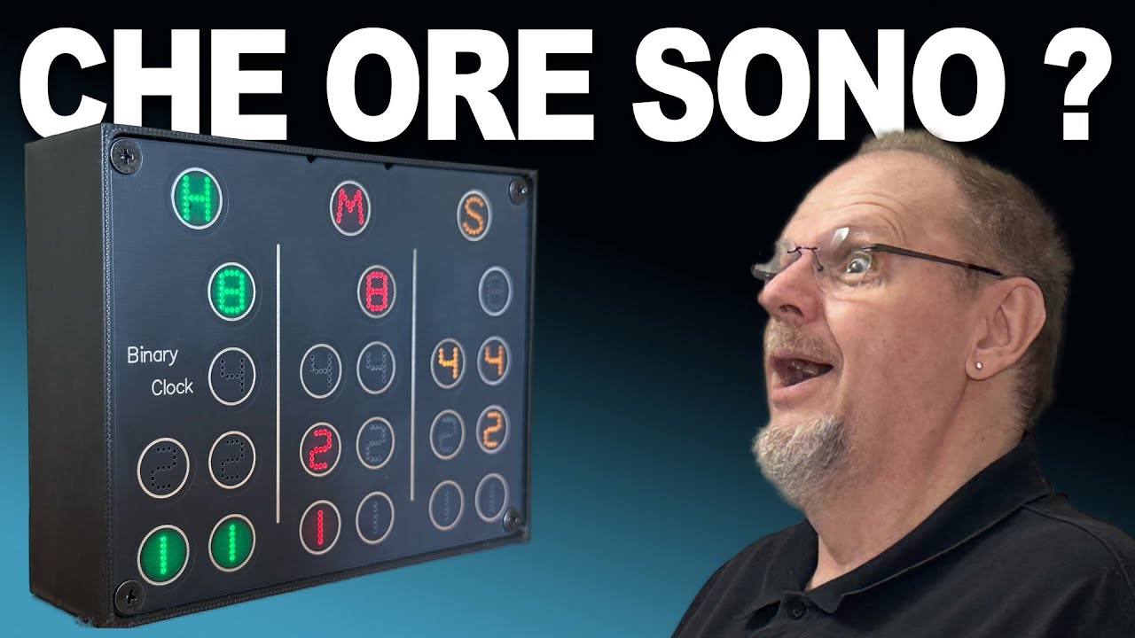 SH250 - Orologio Binario (BCD) - l’ora Segreta che solo i nerd sanno leggere