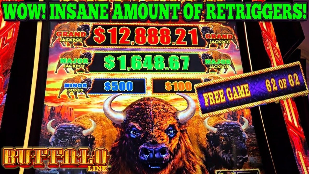 КРУПНЫЙ ВЫИГРЫШ! БЕЗУМНОЕ КОЛИЧЕСТВО БЕСПЛАТНЫХ ВРАЩЕНИЙ В АВТОМАТЕ BUFFALO LINK И БОНУСЫ АВТОМАТ...