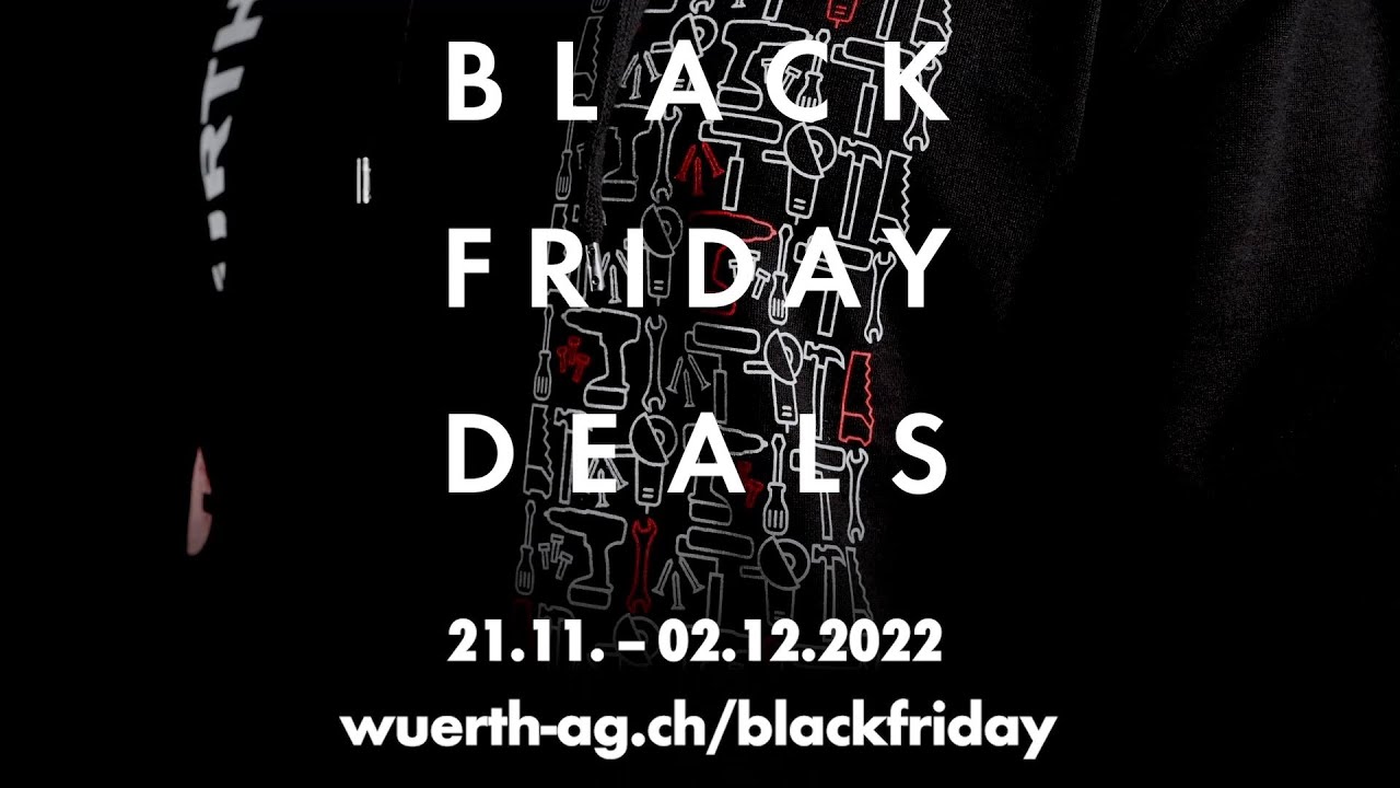 W&Uuml;RTH Black Friday Deals 2022 | W&uuml;rth AG