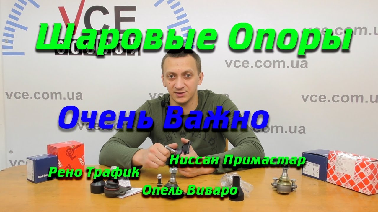 Шаровые опоры Рено Трафик Опель Виваро и Ниссан Примастар