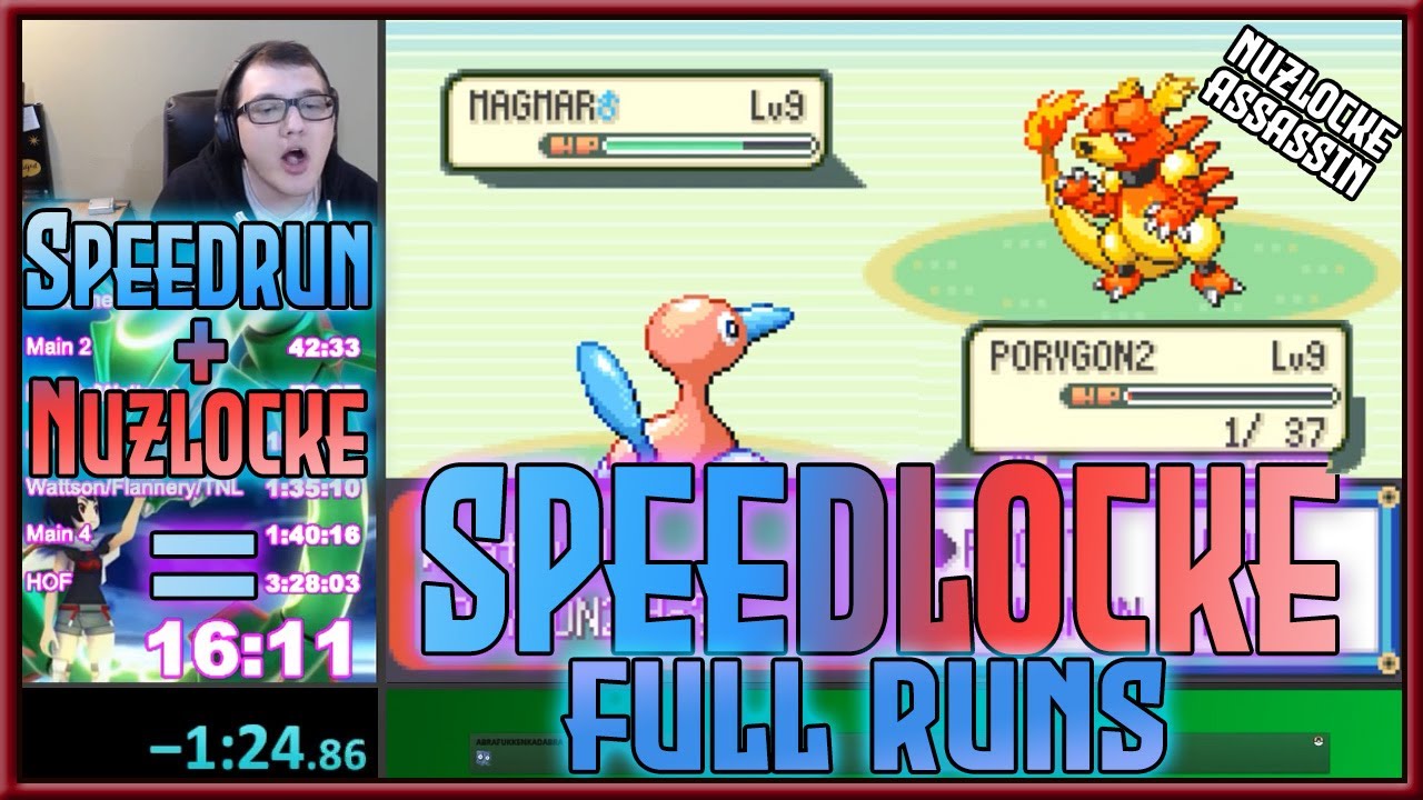 Introducing the SpeedLocke! The World's First Speedrun Nuzlocke | Full Runs
