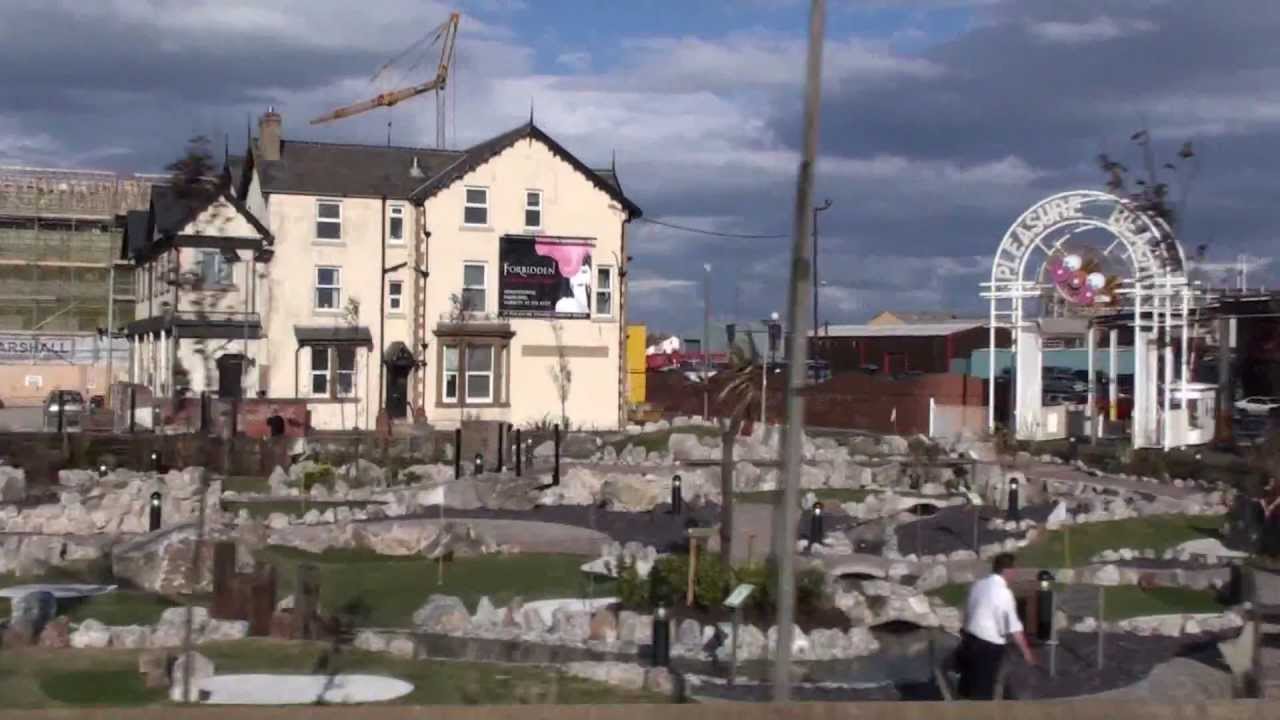 Bus Ride Along the Golden Mile Blackpool England UK (part two)