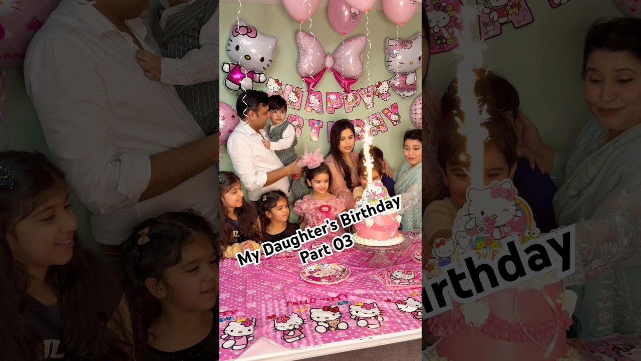 My Daughter’s Birthday Part 03, Hello kitty theme 