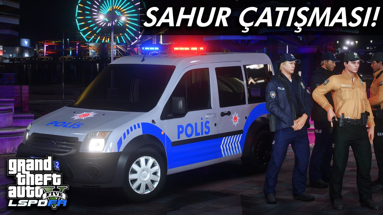 İFTAR ARKASI ÇATIŞMA !! - GTA 5 BEKÇİ MODU - LSPDFR