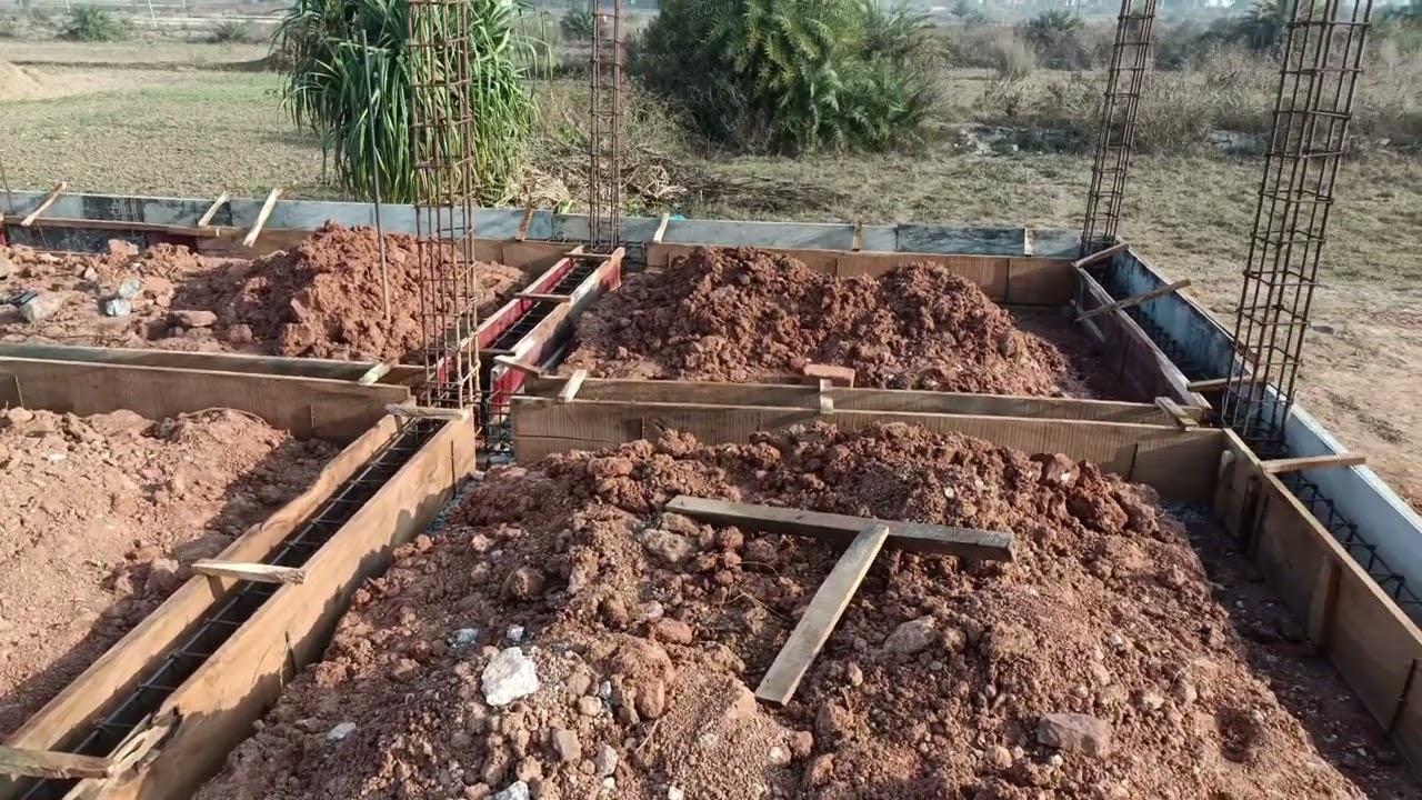 My new house plan belt concrete septic tank dhalai