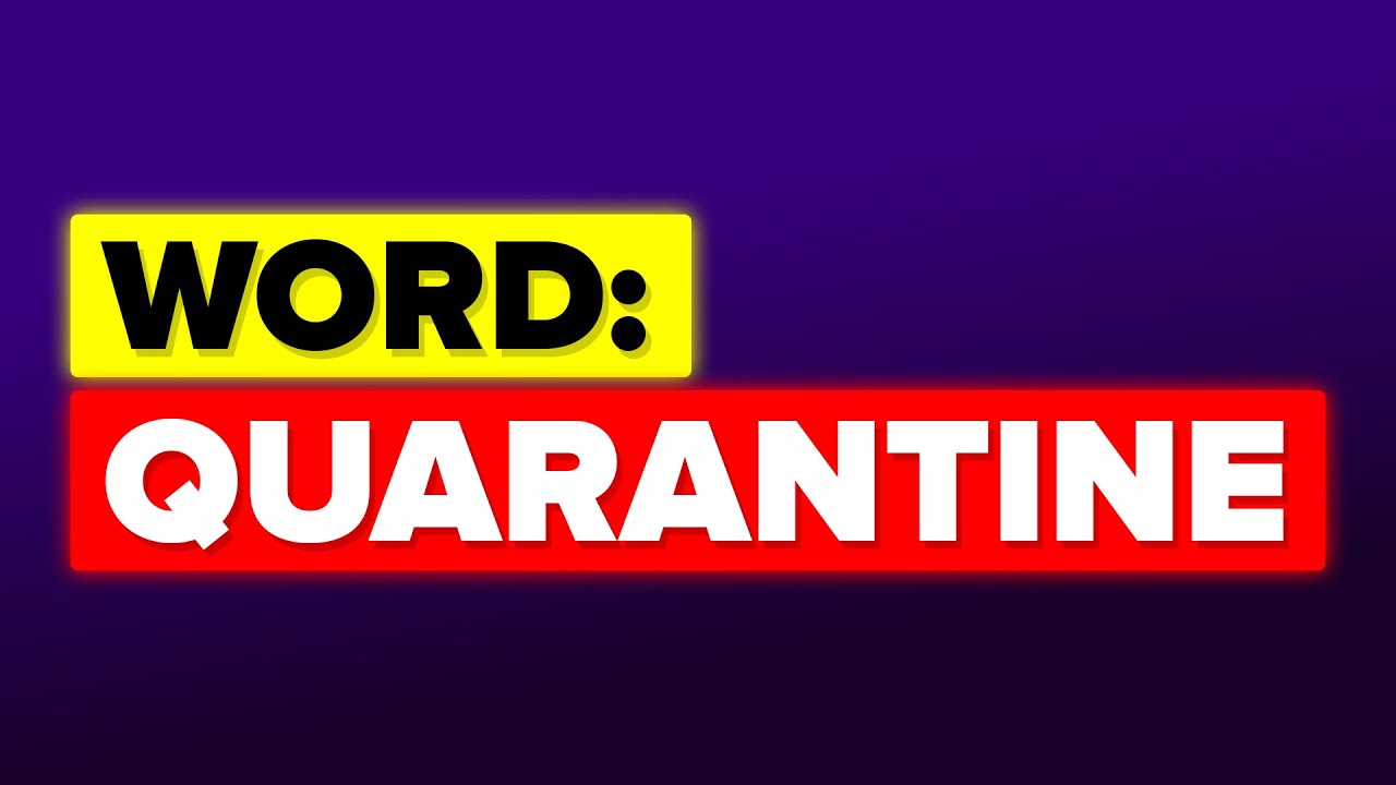 Where Does The Word 'Quarantine' ACTUALLY Come From?