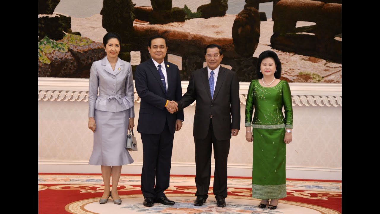การเยือนราชอาณาจักรกัมพูชาของนายกรัฐมนตรี (พิธีต้อนรับอย่างเป็นทางการ)