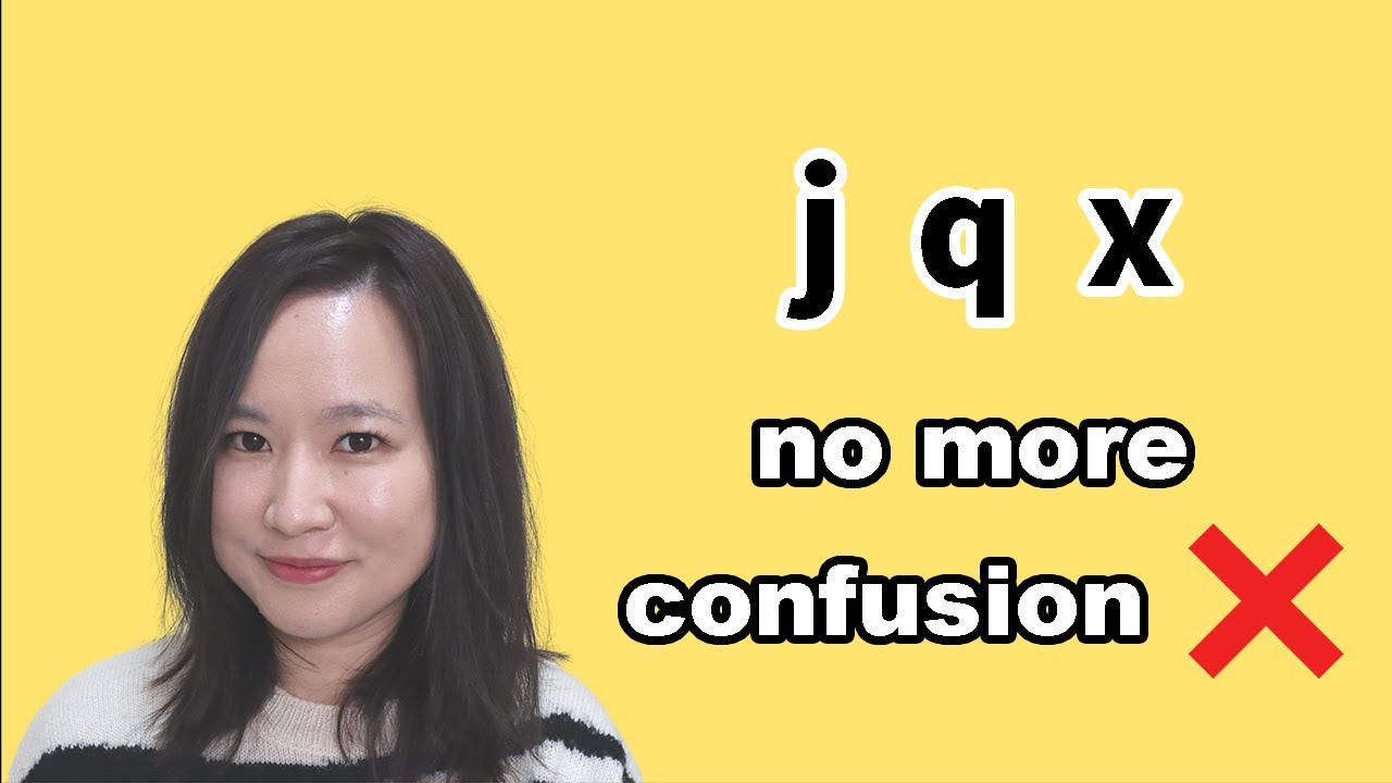 j q x  | pinyin initials | learn Chinese