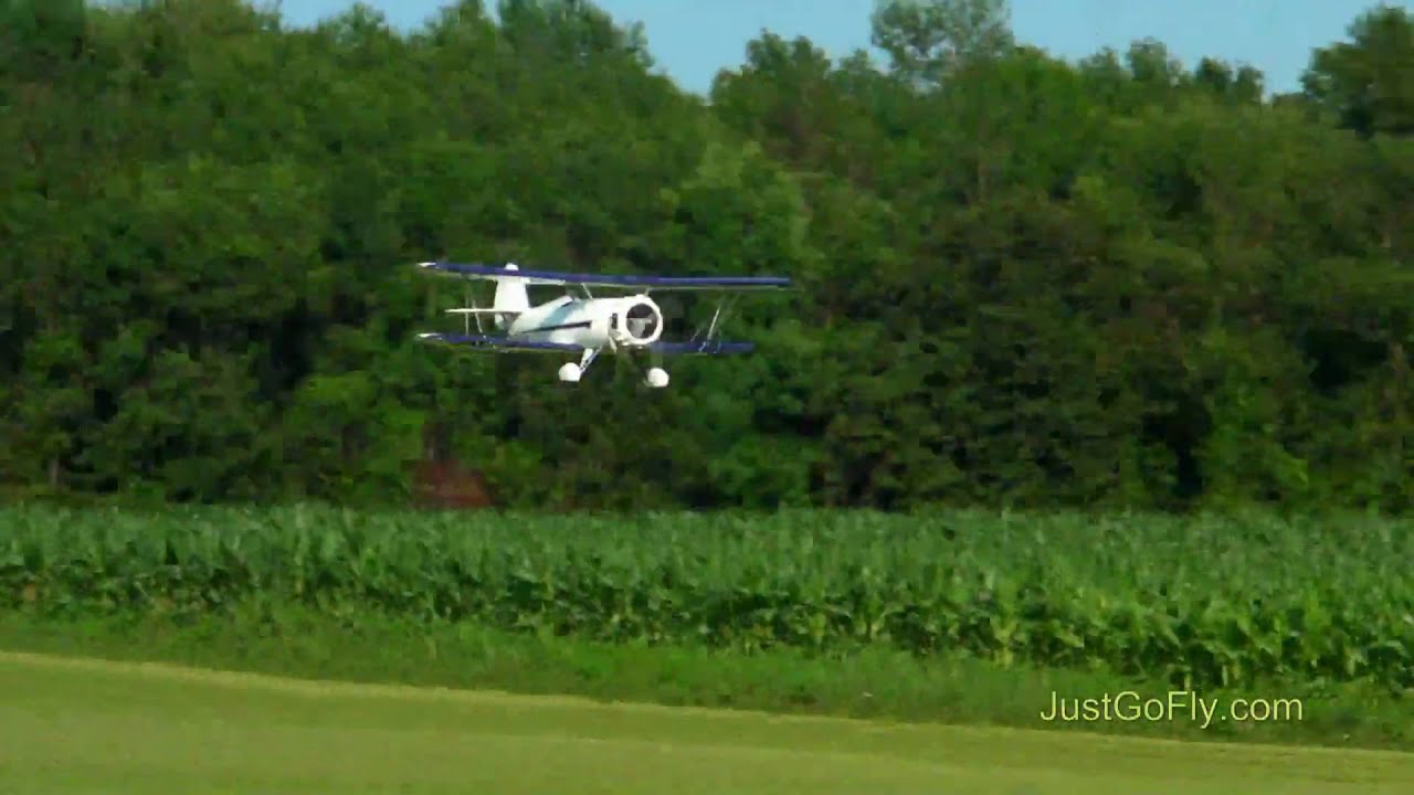1/5 Scale Pica Waco Maiden - Saito 180 - JustGoFly - No More Monkeys !