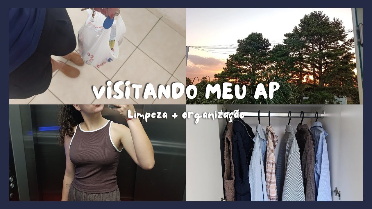Vlog: organizando e visitando meu AP nas férias 🏘️🪴