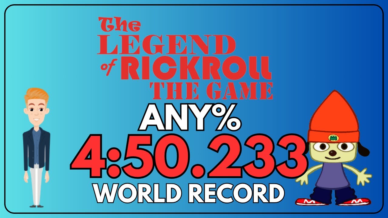 [WR] The Legend Of RickRoll: The Game - Any% Speedrun in 4:50.233