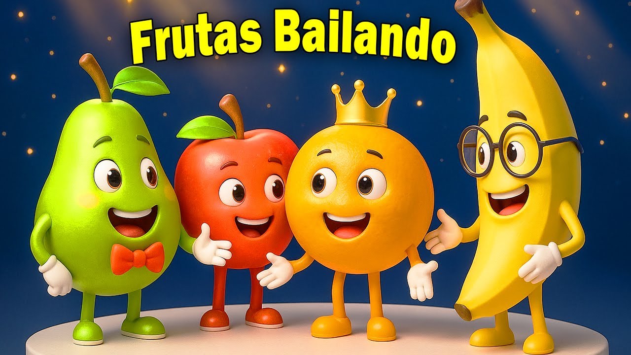 Frutas Bailando Cumbia 🍍🍓 | La Fiesta de las Frutas 🎶 | Canciones Infantiles Divertidas