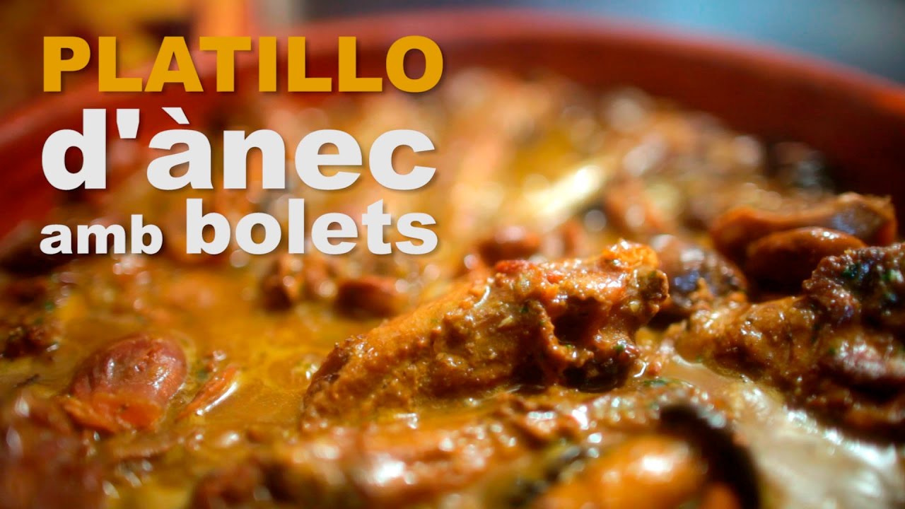 Platillo d'ànec amb bolets de l'Abraham Simon-Ferré