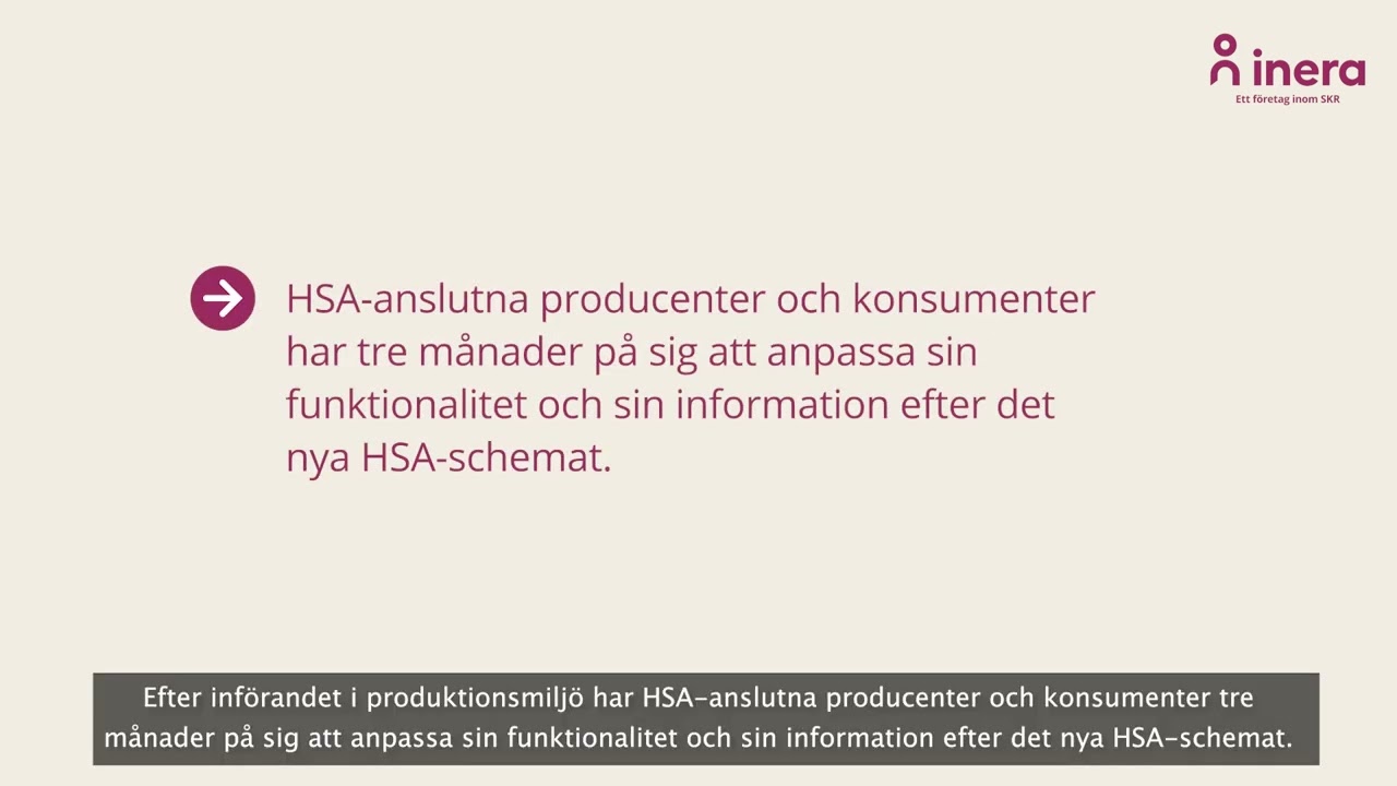Hantera avvikelser mot HSA-schema i HSA