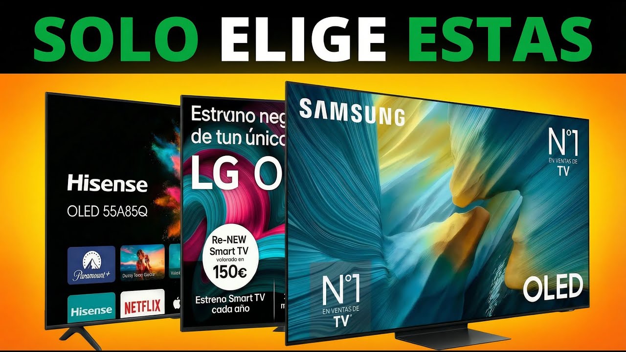 Los MEJORES Televisores Smart TV 4K Para 2026 | Mejores Smart TV OLED, QLED y Mini LED✅