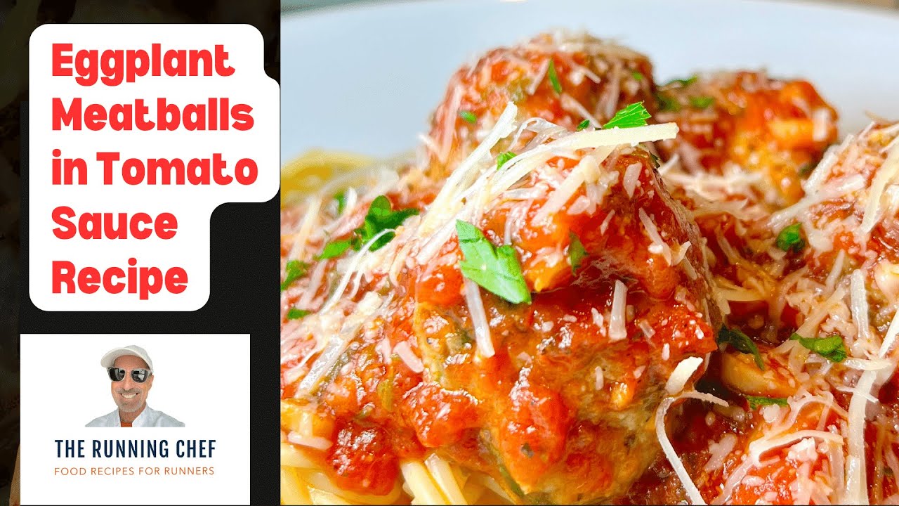 Eggplant Meatballs In Tomato Sauce Recipe | #easyrecipe, #eggplant, #meatless