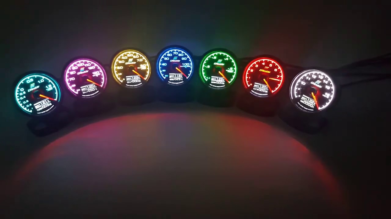 Greddy meter 7 color