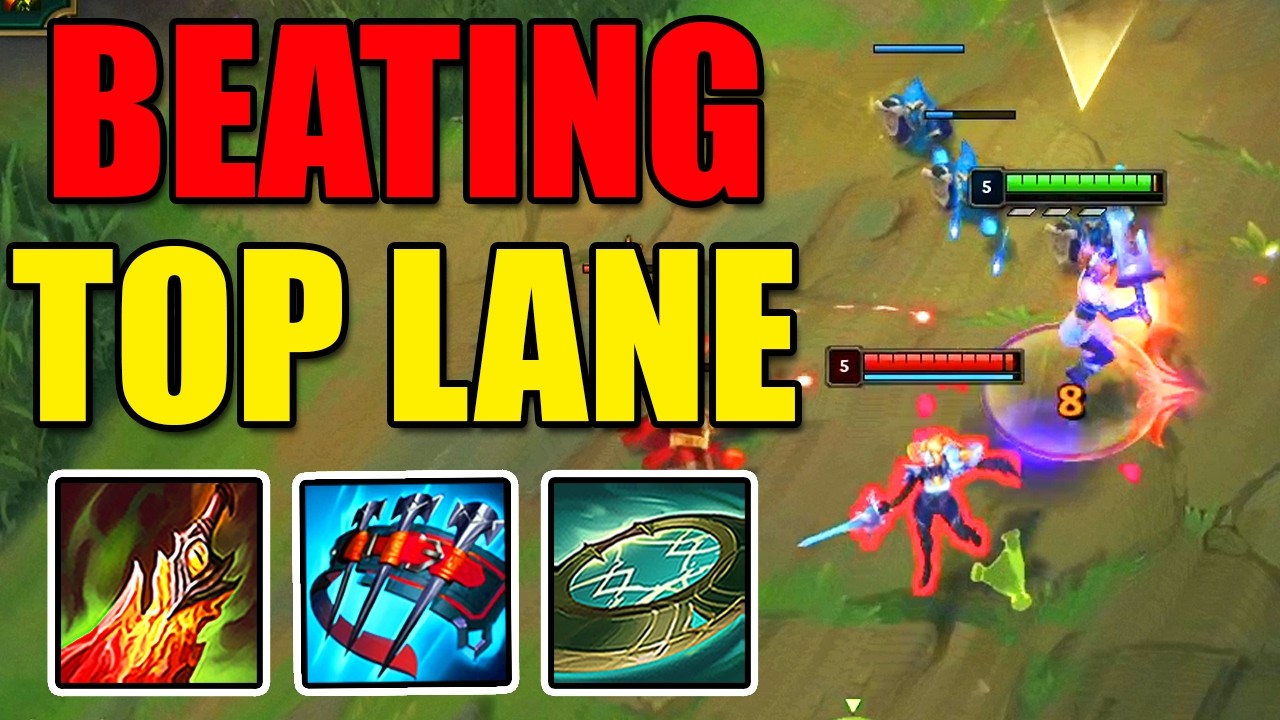 Rank 1 Riven Main Skirmisher/Fighter DOMINATES Fiora Skirmisher/Duelist | Challenger Ranked Game