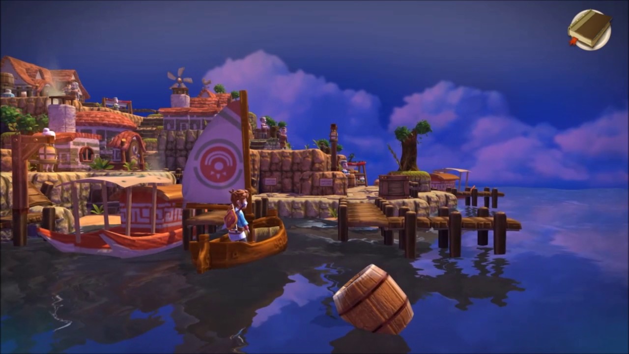 Oceanhorn - Things for Hermit: (Stool, Travel bed, Burning firebowl, Weather Cuckoo)