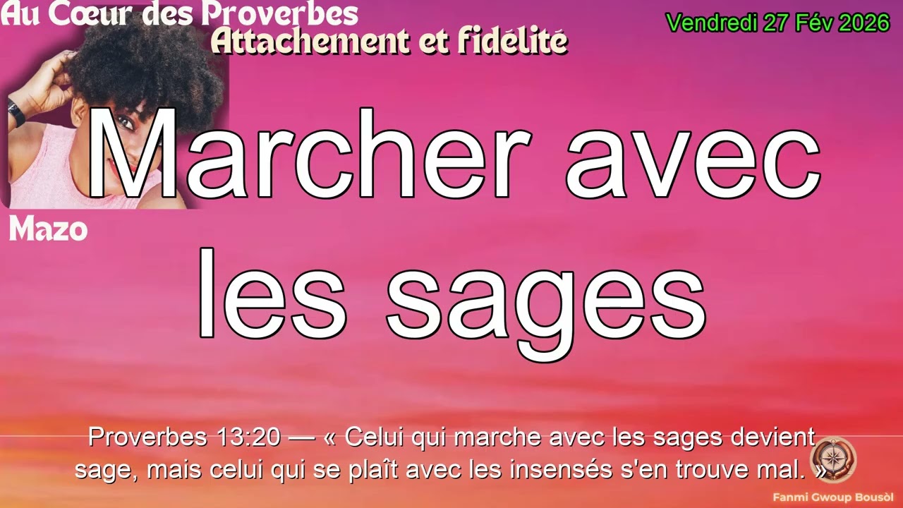 Mazo au cœur des proverbes | Vendredi 27 Fév 2026