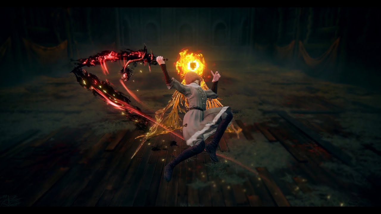 Melina delivers Destined Death to Lord of Frenzied Flame - Cinematic Boss Fight - No HUD  - Epic OST