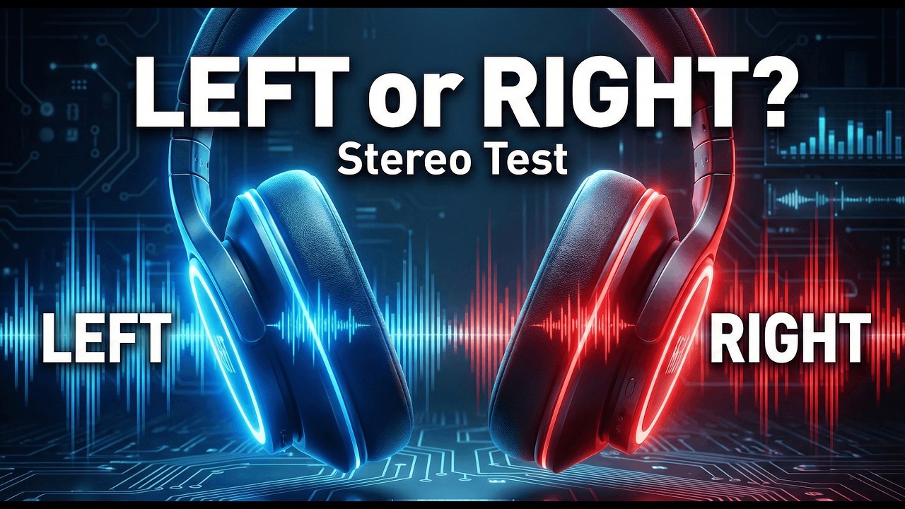 Stereo Audio Test (Left / Right / Center) 🔊 Fix Gaming Headset & Speakers