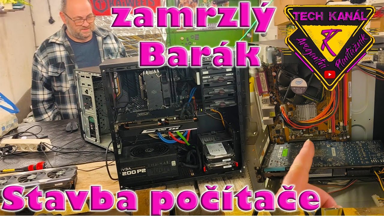 🖥️ Stavba počítače 🪫mé staré počítače 🏡zase na baráku