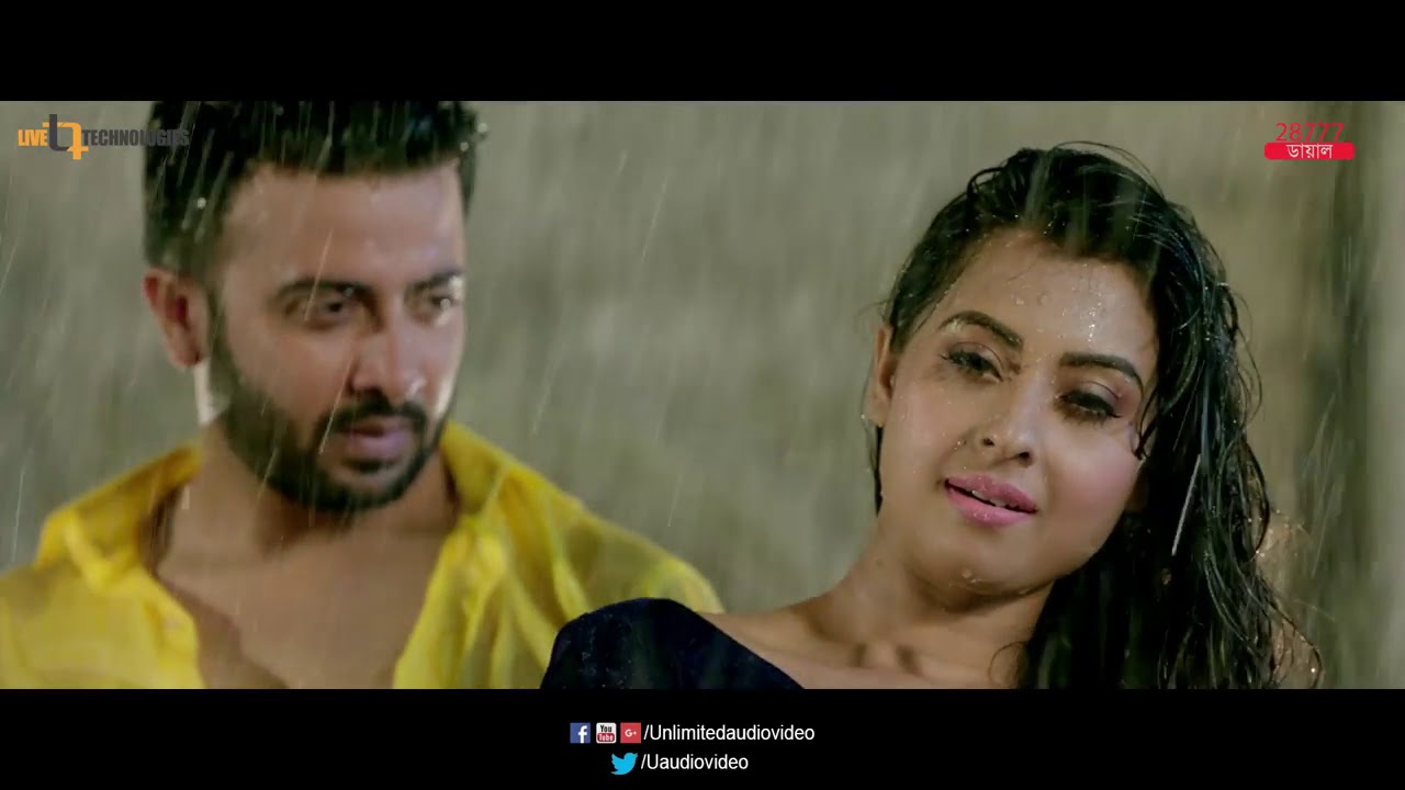 Rim Jhim   Full Video Song   Shakib Khan   Bubly   Abdul Mannan   Rangbaaz Bengali Movie 2017   YouT