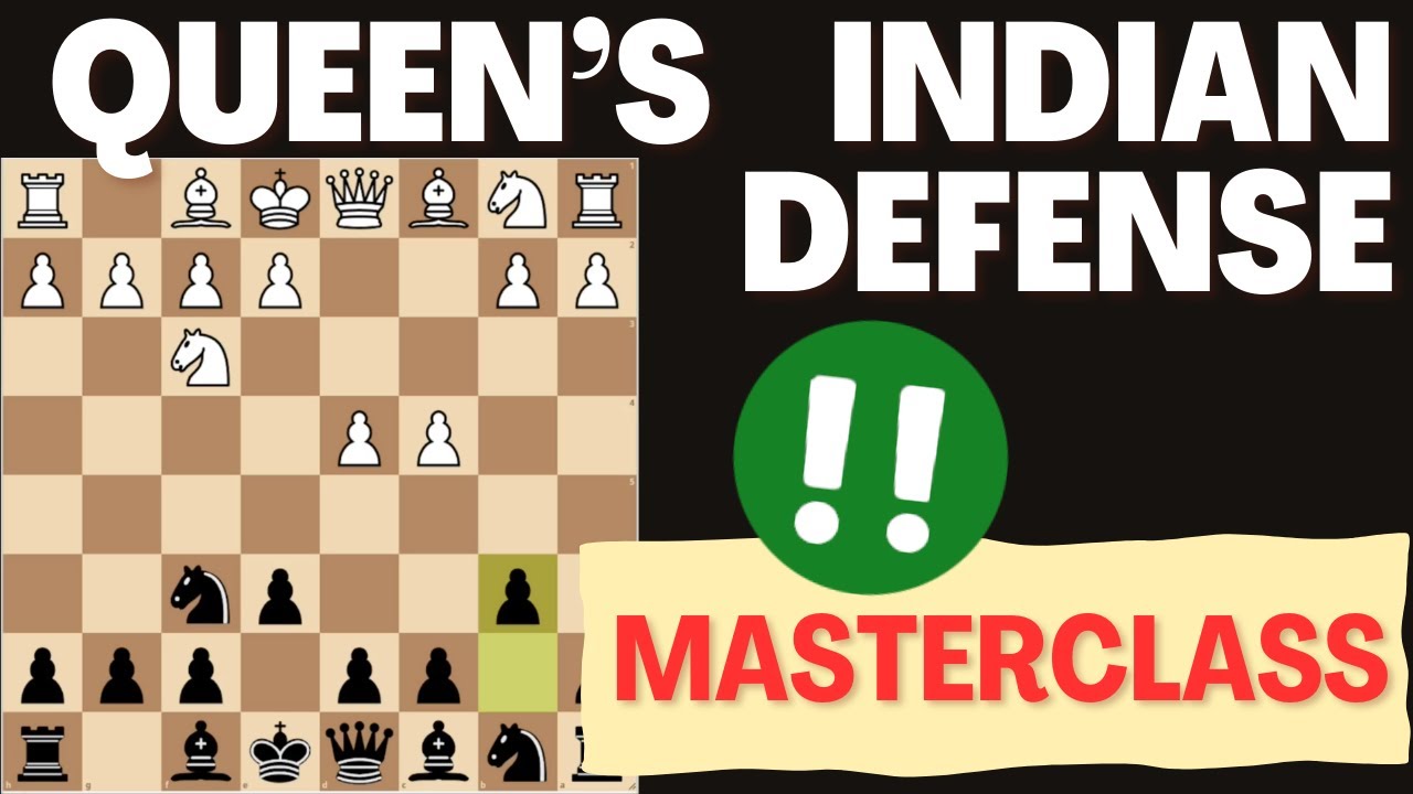 🔥  Mastering the Queen's Indian Defense as Black | Chess Opening Guide♟️