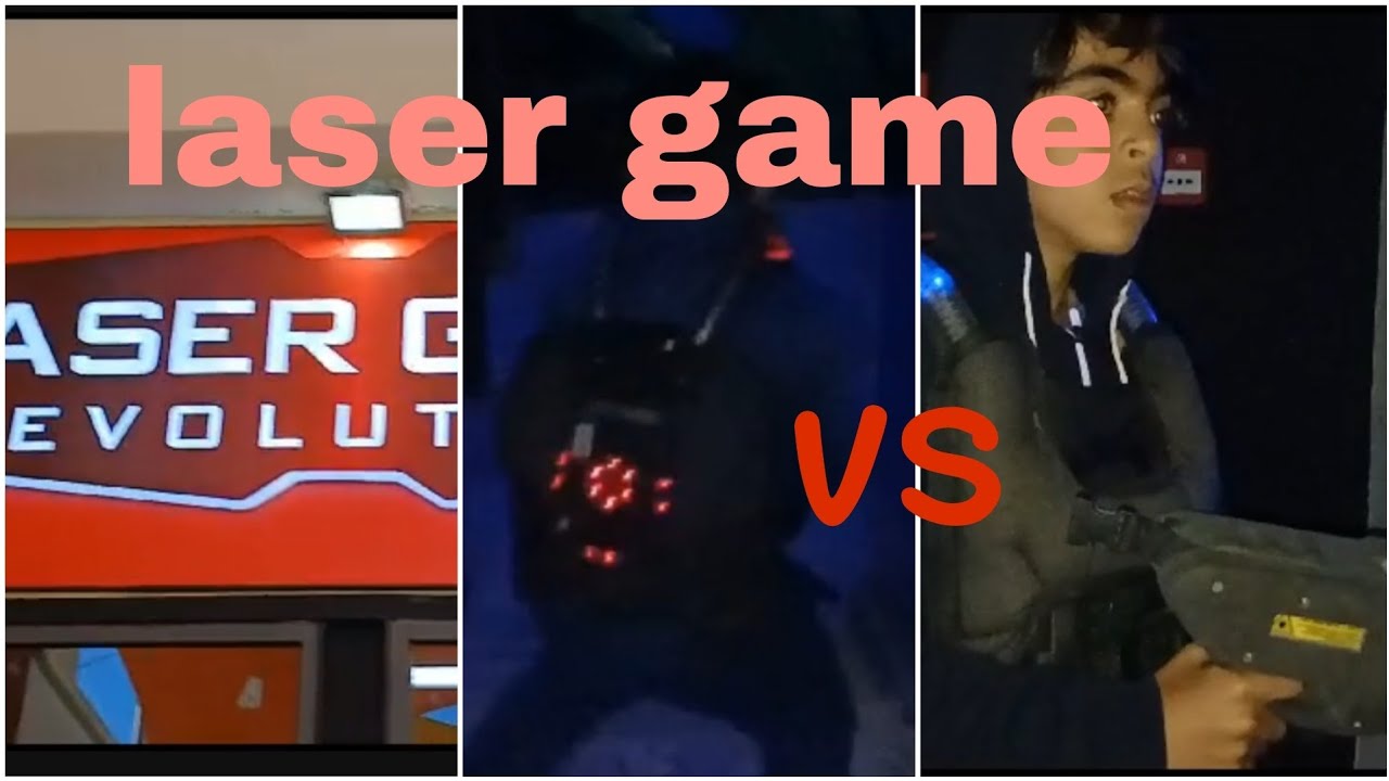 دخلنا لعبنا laser game لأول مرة إحساس واعر بزاف😁