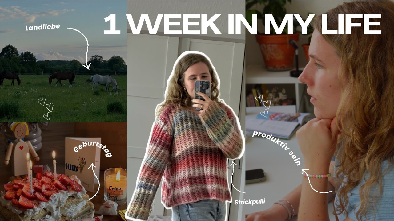 Eine Woche krank, ganz viel Stricken und ein bisschen Uni 🧶📚🤒 // Madita