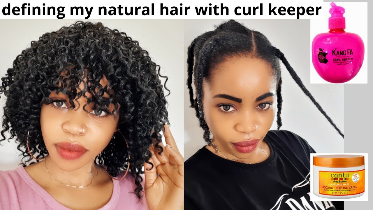 HOW TO DEFINE YOUR 4C NATURAL HAIR WITH CURL KEEPER & CANTU
