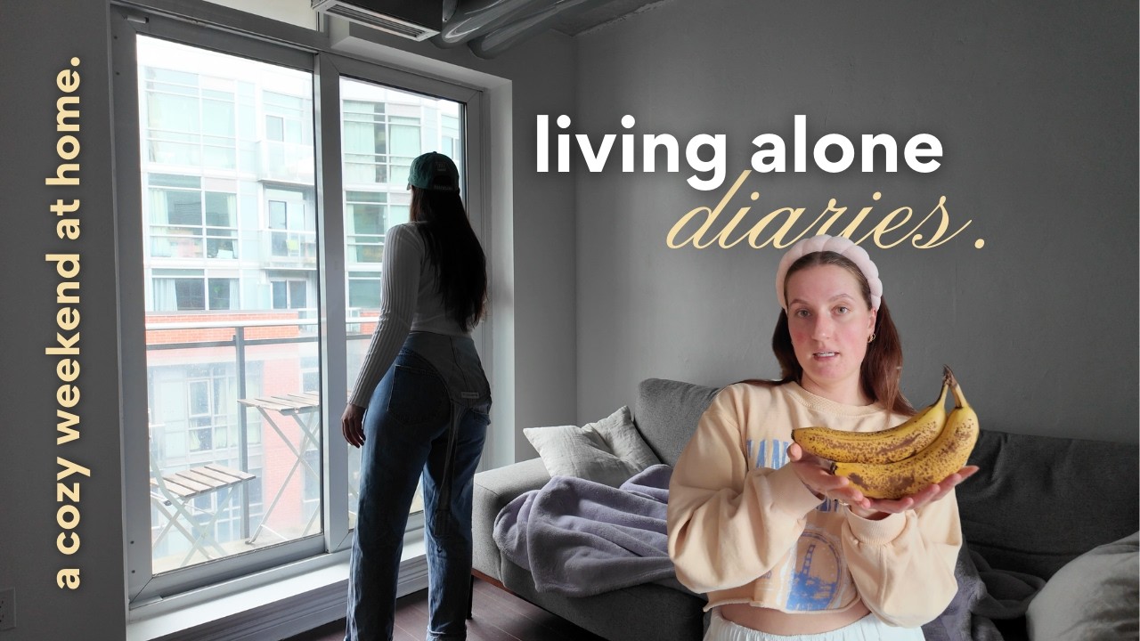 living alone diaries | cozy spring days at home