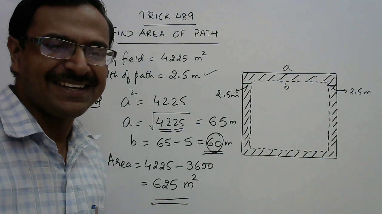 Area of SQUARE PATHS - Full Video