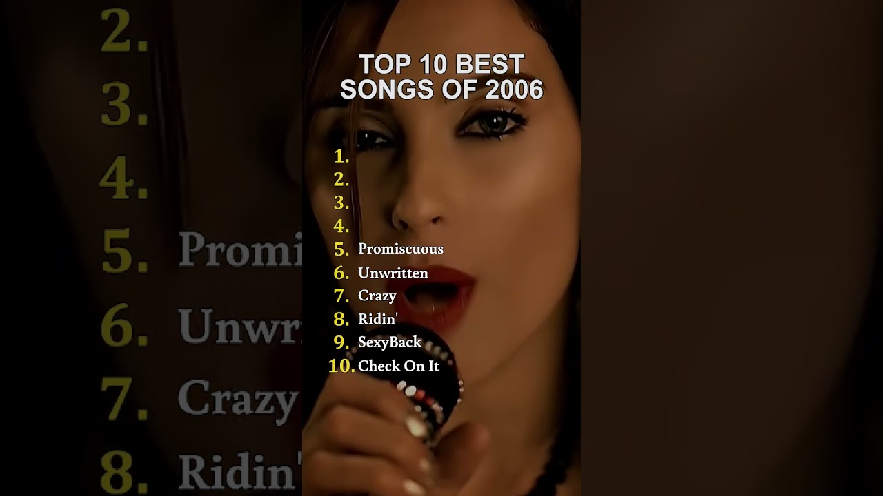 Top 10 Best Songs of 2006 🎶 | #Top10 #2006Hits
