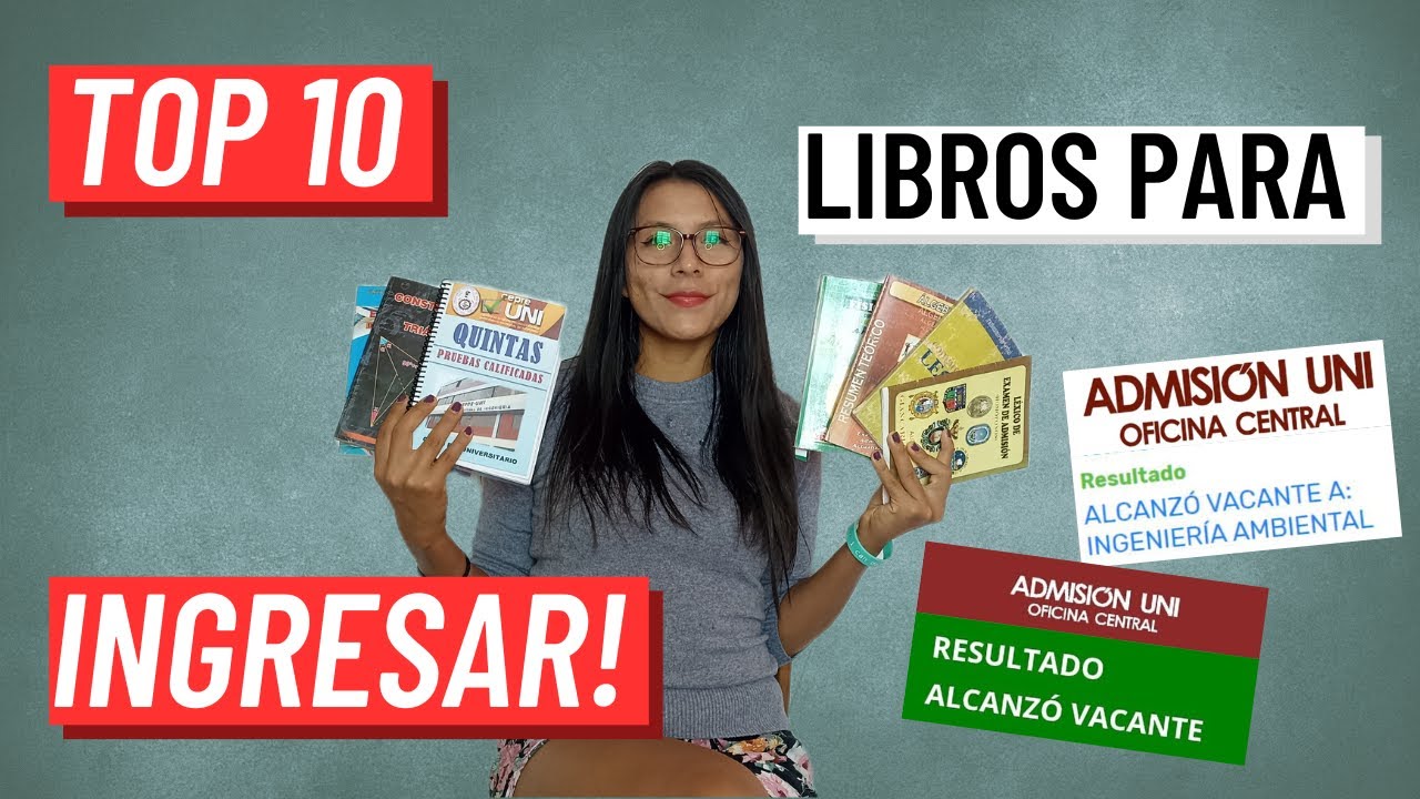 Los 10 MEJORES libros para ASEGURAR tu ingreso a la UNIVERSIDAD!! | Joy Zavala