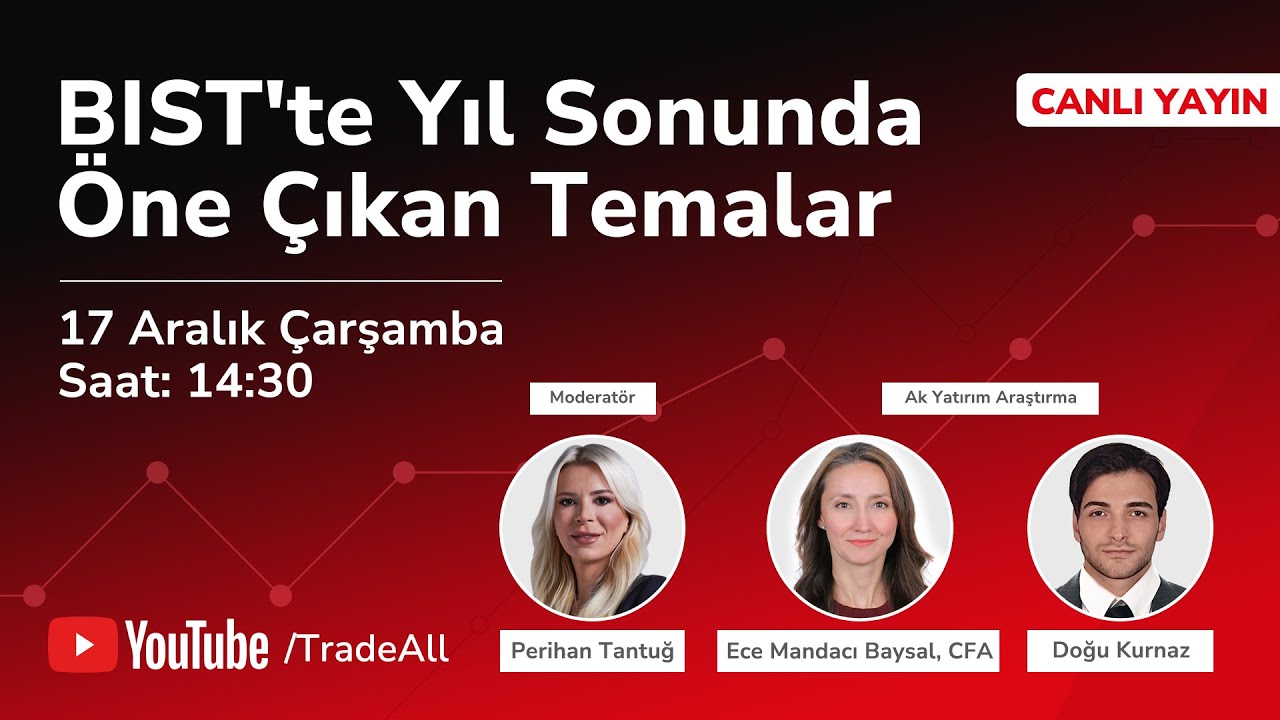 BIST'te Yıl Sonunda Öne Çıkan Temalar