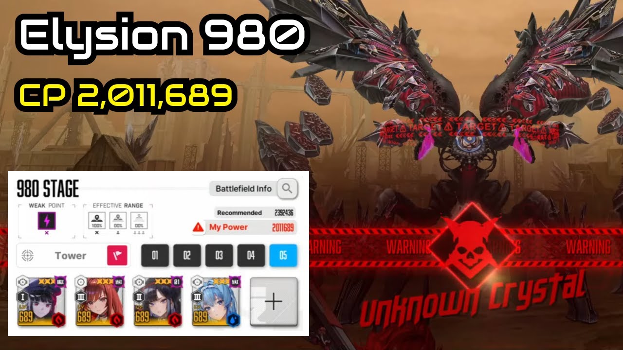 Elysion Tower 980 - Unknown Crystal [CP 2,011,689]