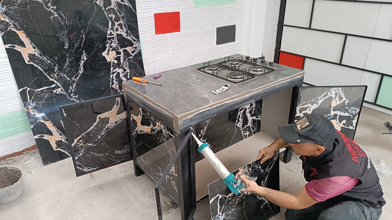 Cocina en PVC y metal paso a paso