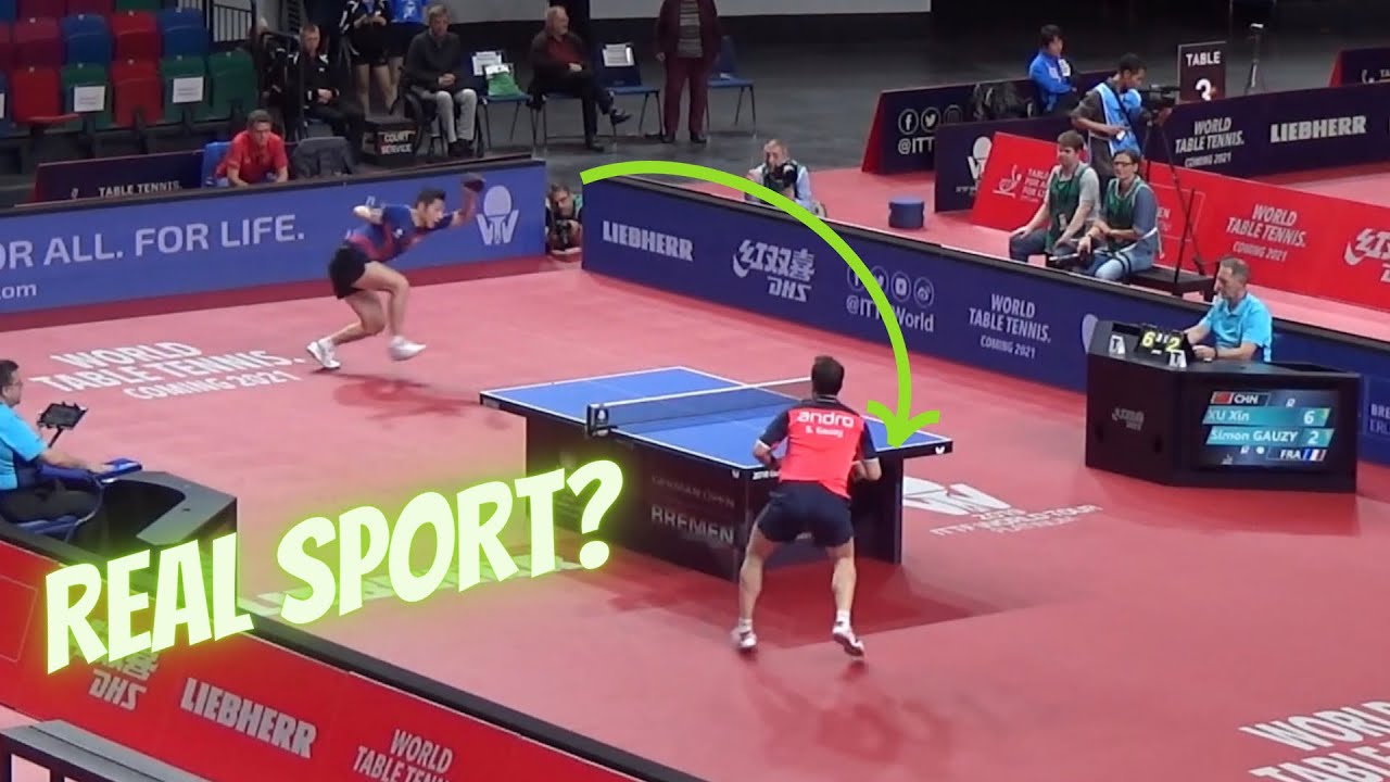 XU XIN PROVES FOR 4 MINUTES STRAIGHT THAT TABLE TENNIS IS A REAL SPORT