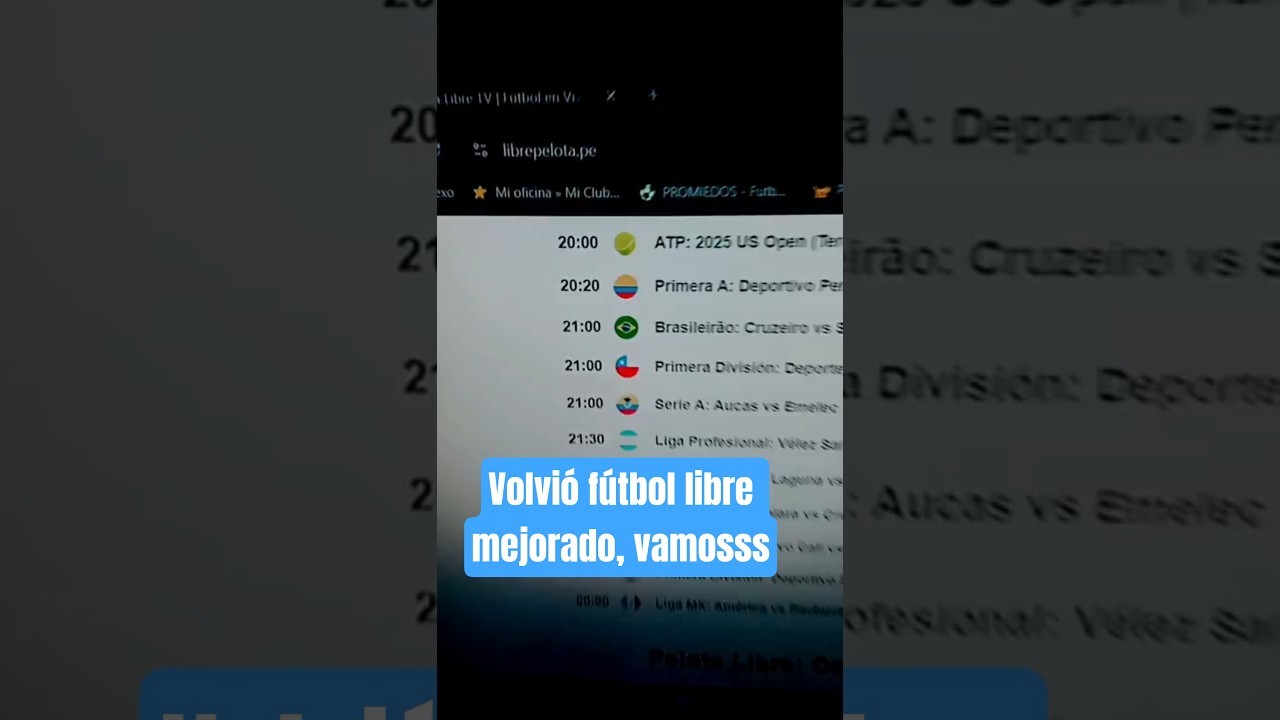 PELOTA LIBRE - VER PARTIDOS