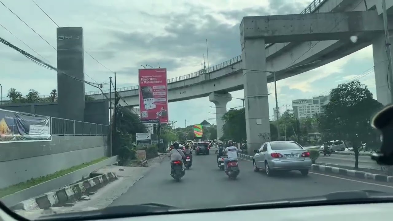 Palembang Square Mall // Rute perjalanan menuju ke PS Mall dari Soekarno Hatta