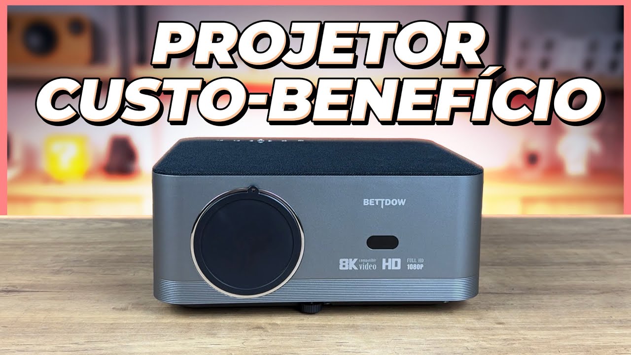 FINALMENTE! Projetor Full HD com MUITO brilho CUSTO-BENEFÍCIO! Bettdow X7