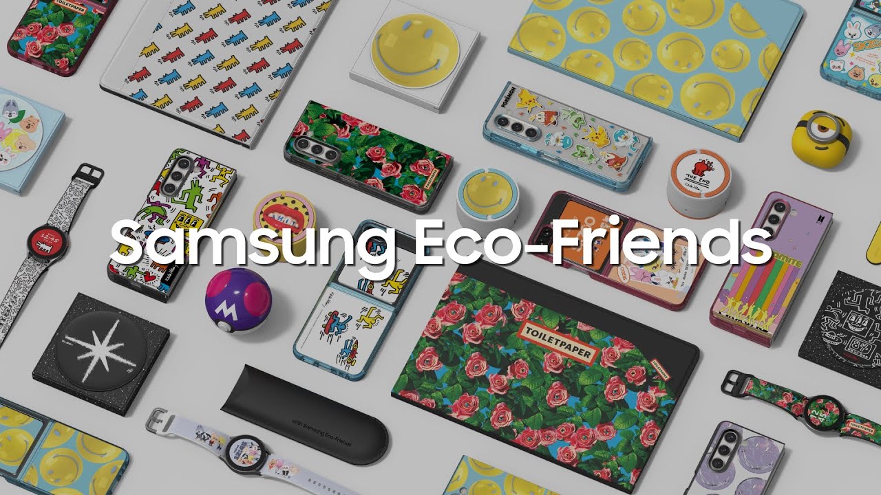 Samsung Eco-Friends in Wonderland: Galaxy Z Fold5 | Z Flip5 Cases & Add-ons